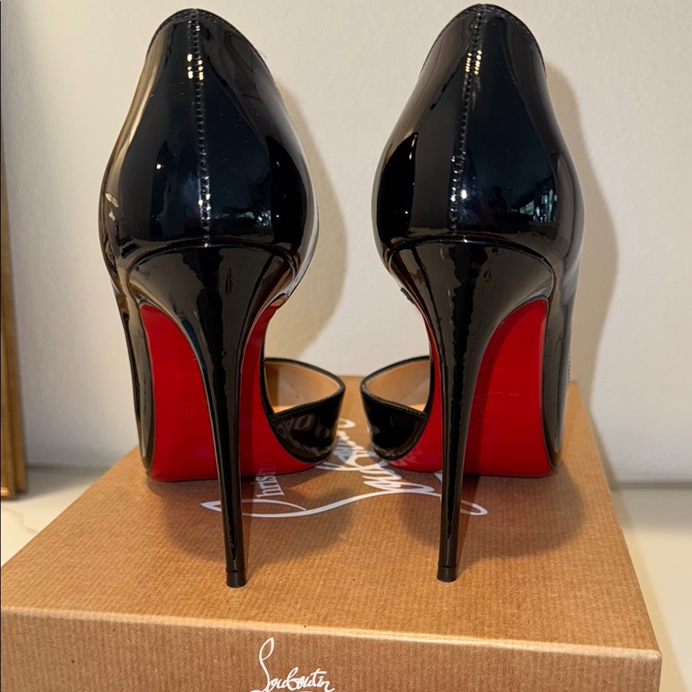 Christian Louboutin Iriza 100 Black Patent - Picture 14 of 16
